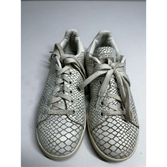 Adidas Stan Smith Trainer White Snakeskin Unisex Size 6 2015 S75136 Sneakers - Picture 8 of 9